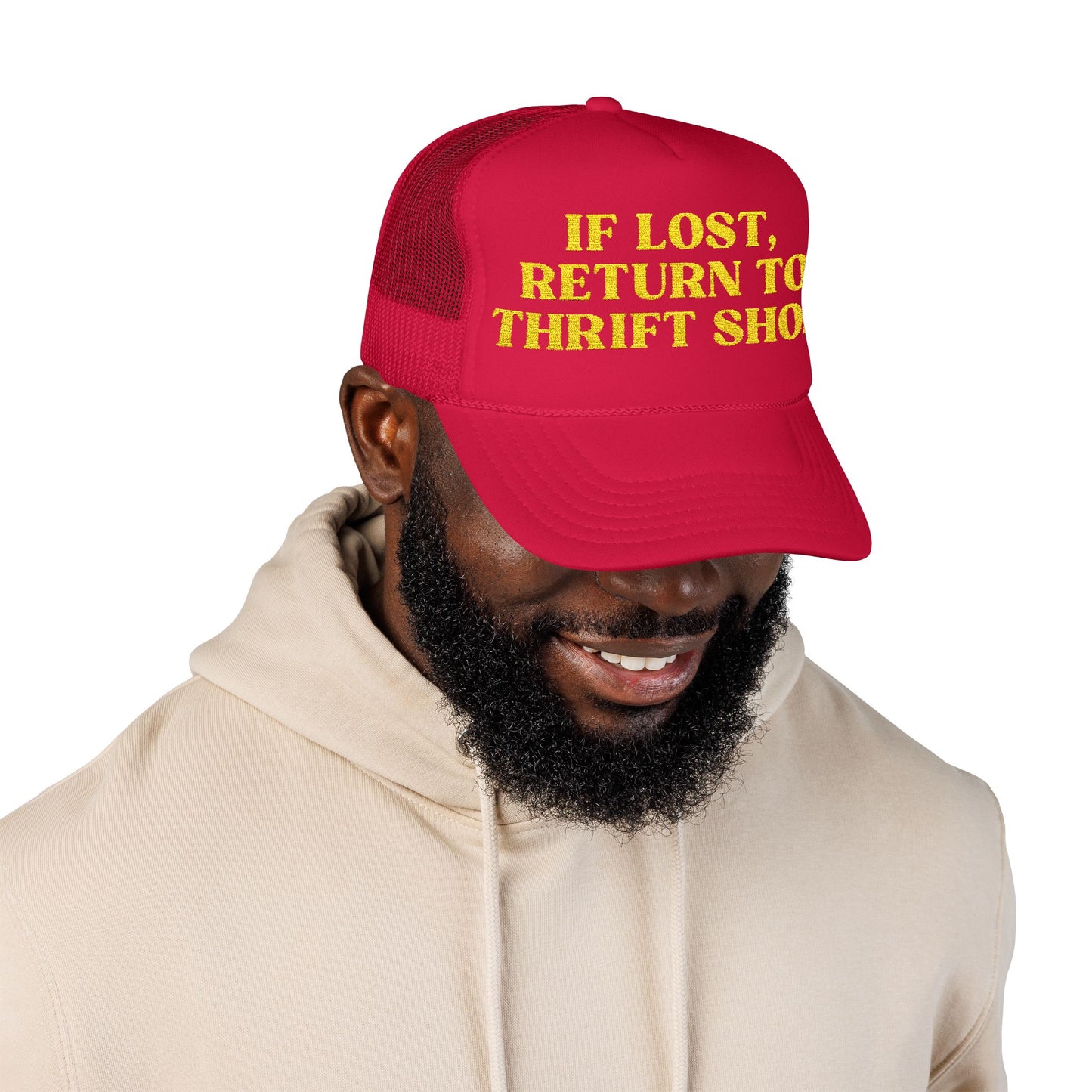 If Lost, Return to Thrift Shop Trucker