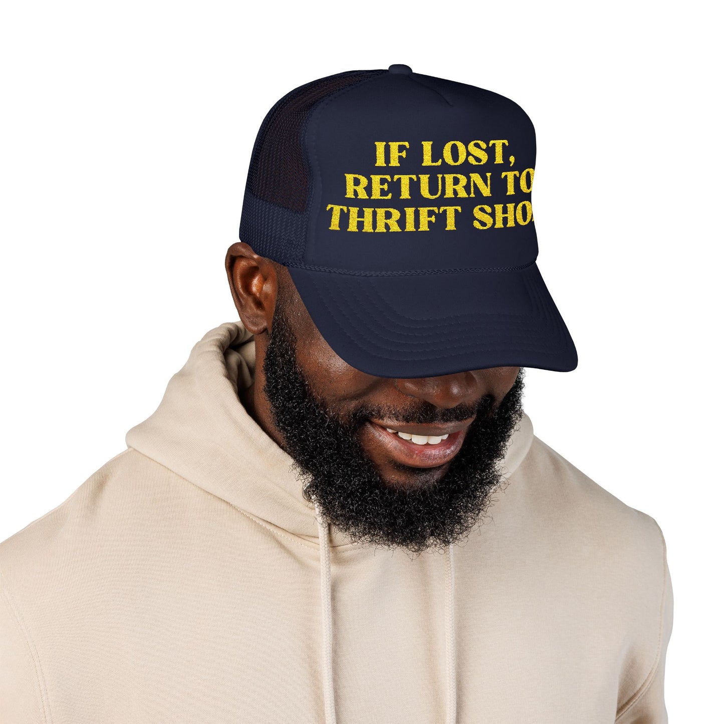 If Lost, Return to Thrift Shop Trucker
