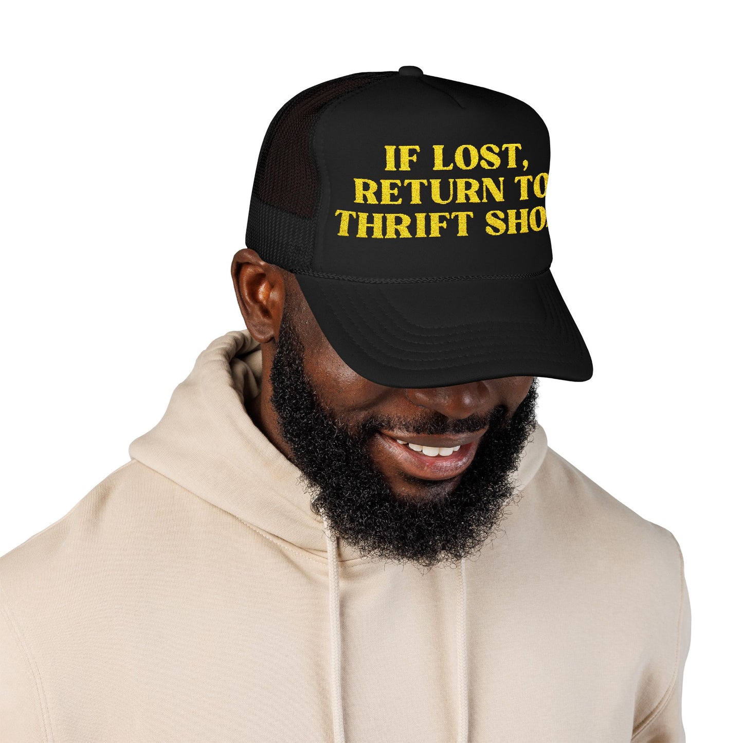 If Lost, Return to Thrift Shop Trucker