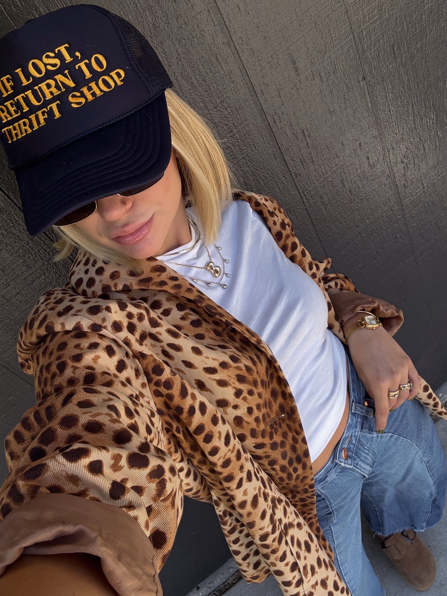 If Lost, Return to Thrift Shop Trucker
