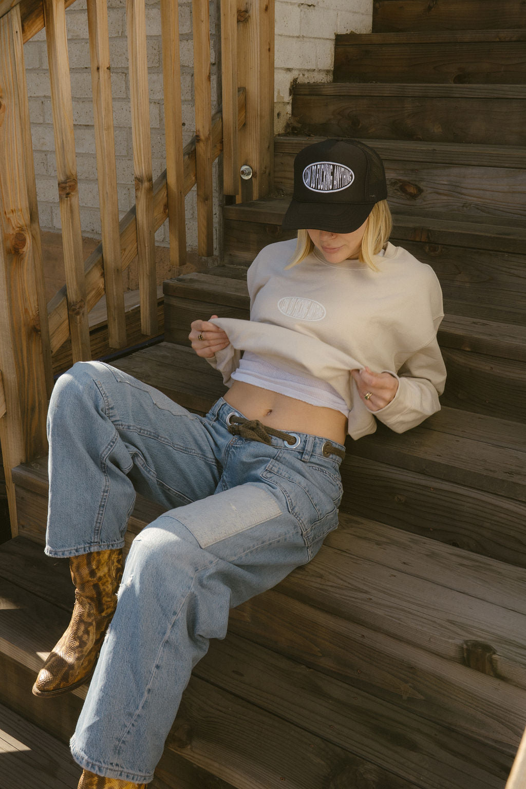 I Can Do F***ing Anything Crewneck