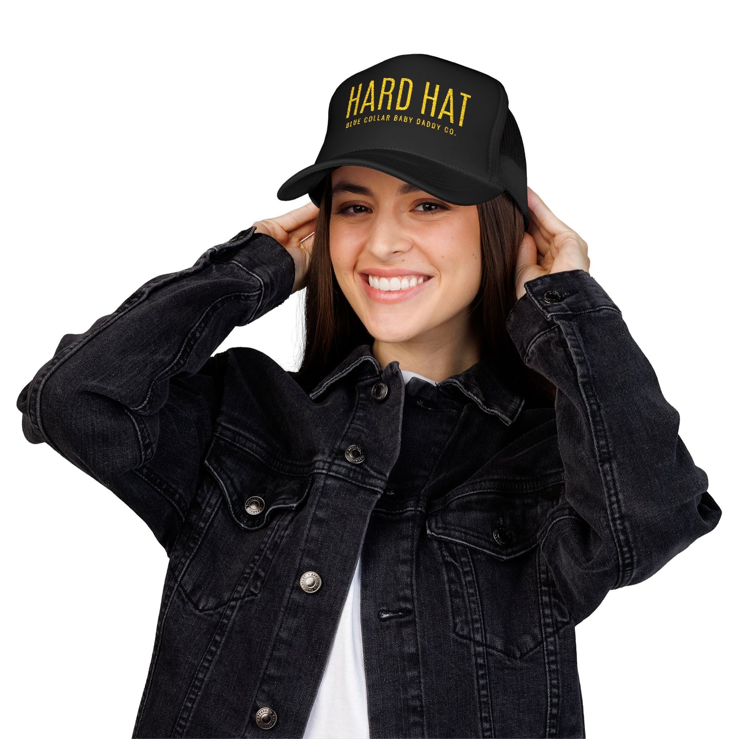 Hard Hat Foam Trucker